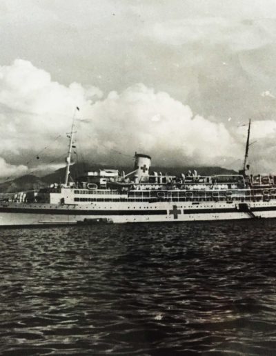 Miller served aboard USS Solace, a ship that transported over 400 patients from Okinawa and Guam to the base hospital.