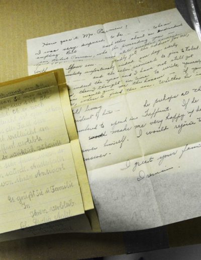 After WWII, a German woman wrote Robert Parman's family, asking if he survived the war. Parman had stayed in herehouse in while serving in Treffurt, Germany.