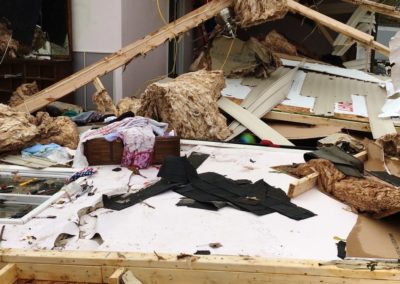 The National Weather Service determined an EF 1 tornado hit Townsend Township with winds as high as 100 miles per hour.