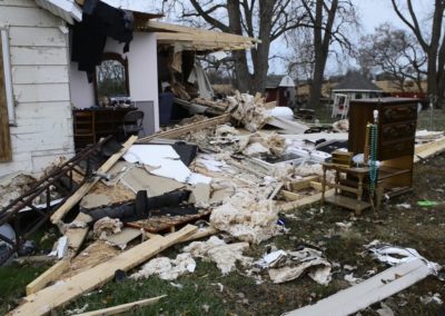 The National Weather Service determined an EF 1 tornado hit Townsend Township with winds as high as 100 miles per hour on Nov. 5, 2017.